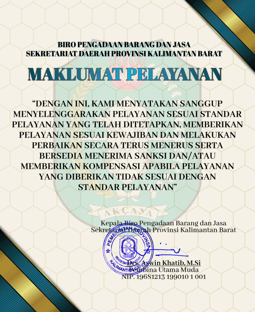 Maklumat Pelayanan